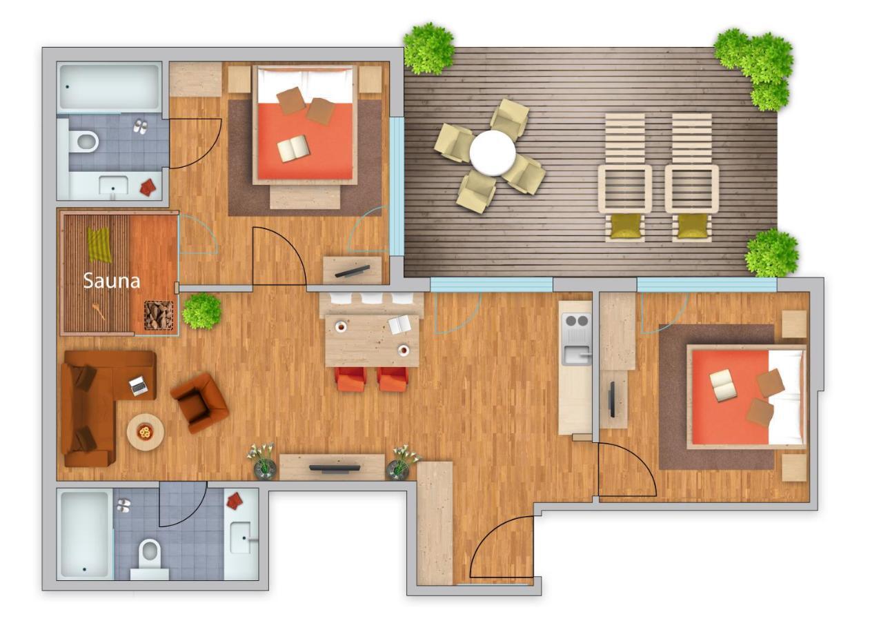 Residenz Fliana Deluxe Appartement Mathon Buitenkant foto